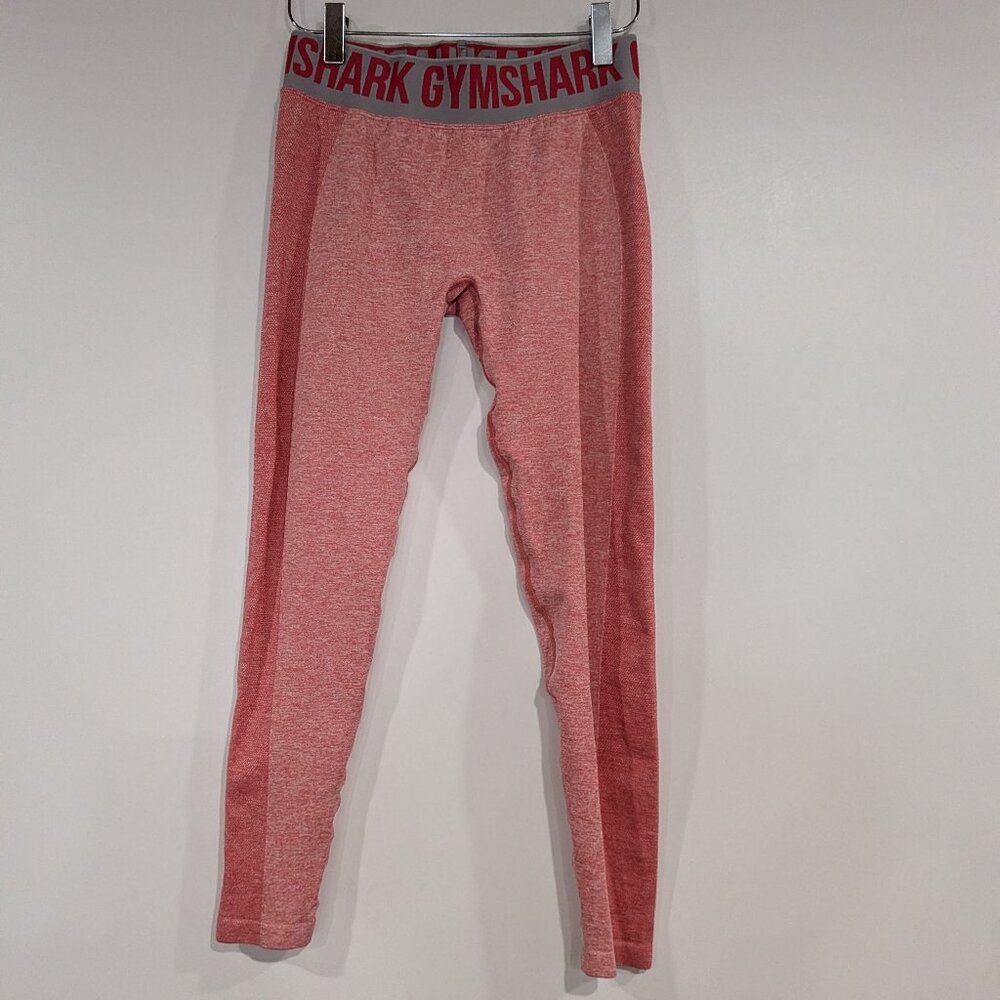 Gym Shark Compression Leggings Coral Pink Size Medium
